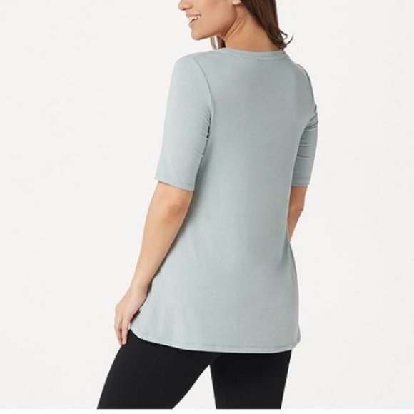 LOGO By Lori Goldstein Jersey Vest & Top Twin Set - Picture 3 of 5